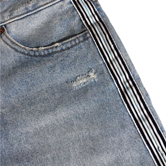 Bershka denim mini jean skirt distressed size 2 - Picture 9 of 12